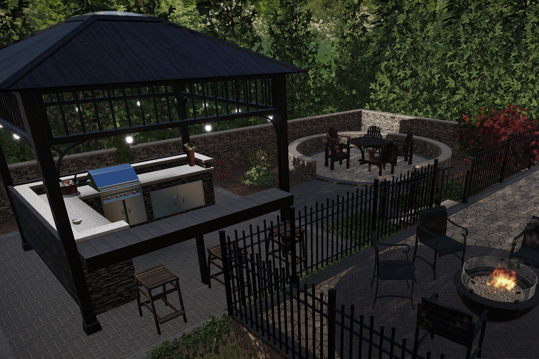 Landscape Design 3D Renderings
